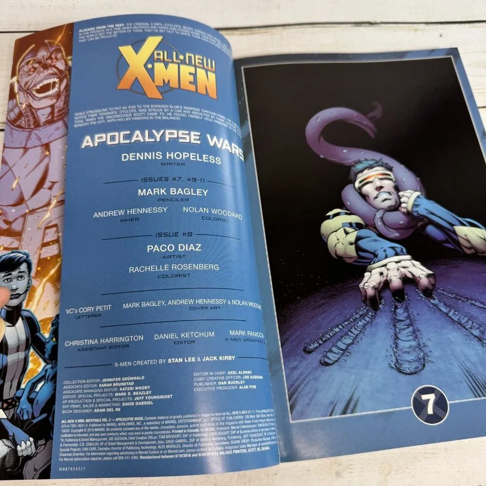 All-New X-Men: Apocalypse Wars Marvel Comics Graphic‎ Novel Trade Paperback